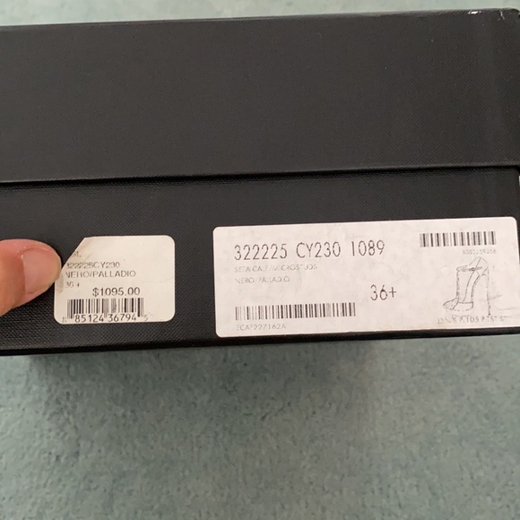 Saint Laurent black stud heels - Picture 5 of 5